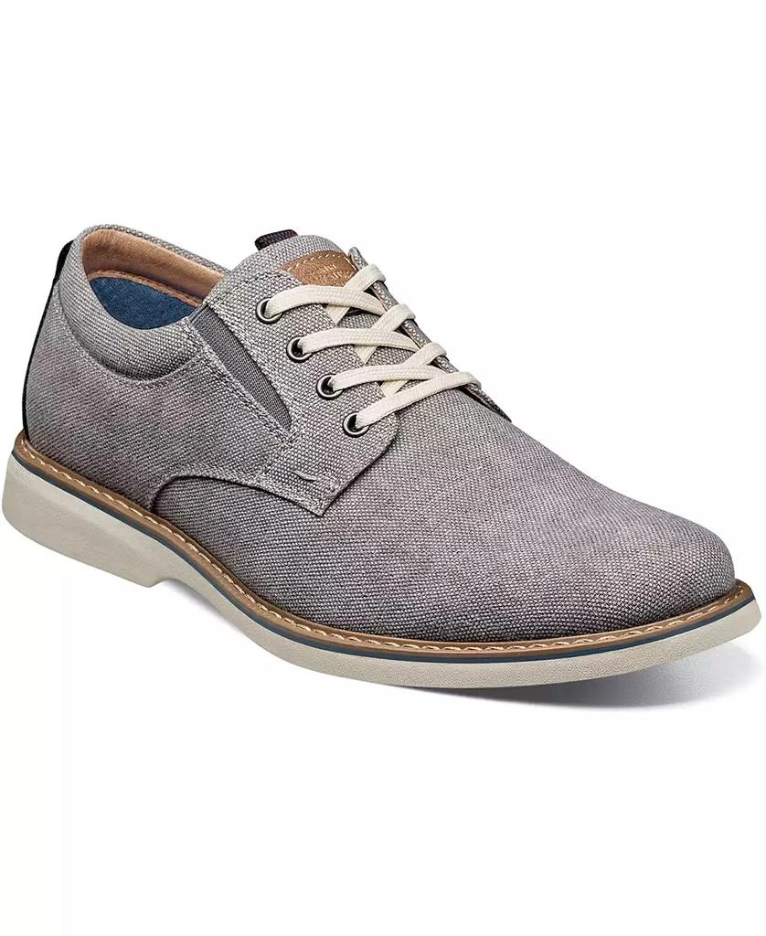 Nunn Bush Men's Otto Canvas Plain Toe Oxford Shoes 1