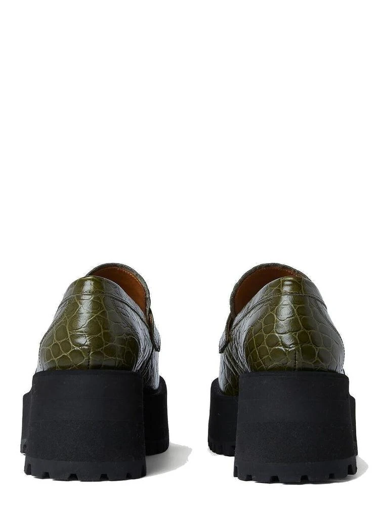 Marni Marni Embossed Slip-On Brogue Shoes 4