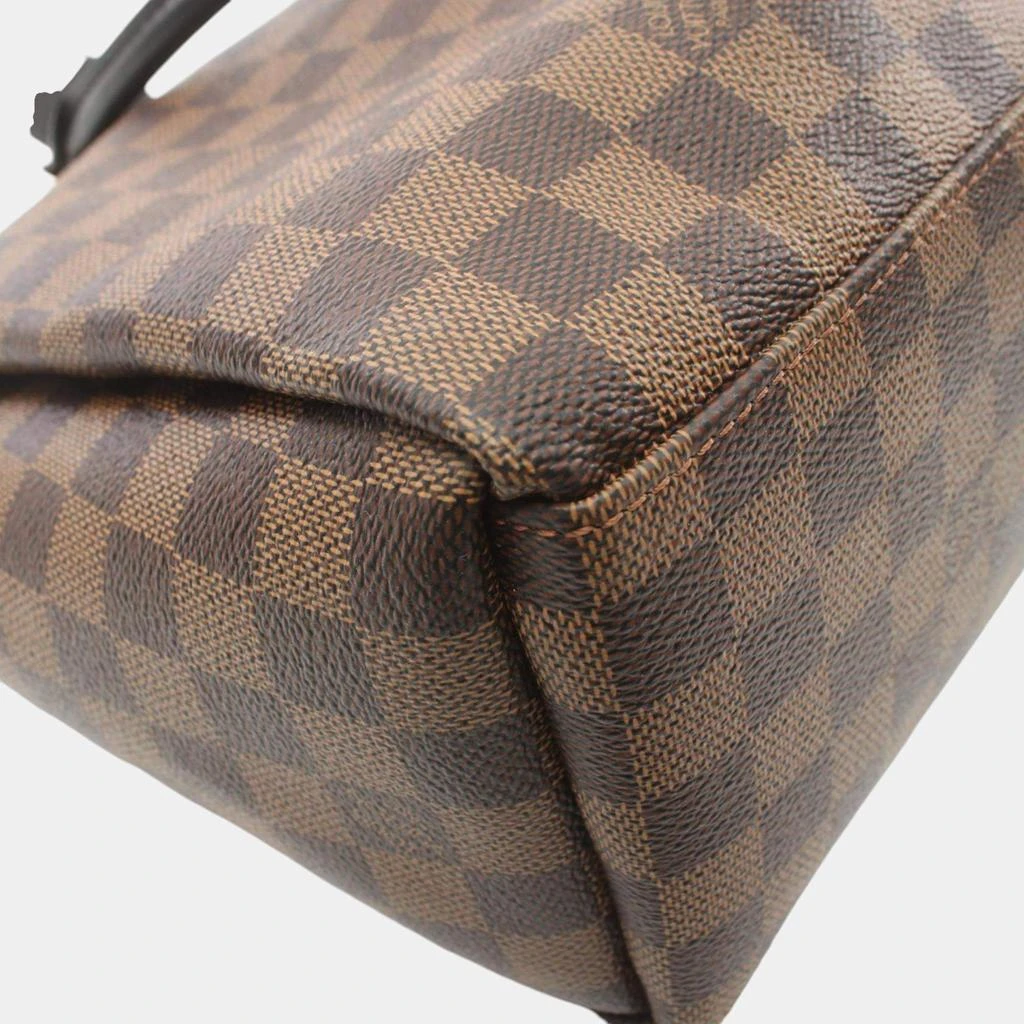 Louis Vuitton Louis Vuitton Brown Coated Canvas Leather Damier Odeon Tote MM Bag 5