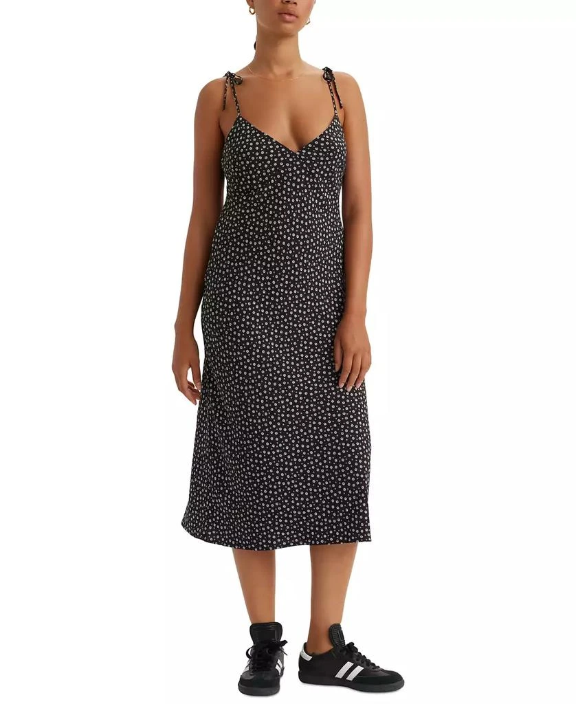 Levi's Women's Rena Tie-Strap Sleeveless Midi Dress 1