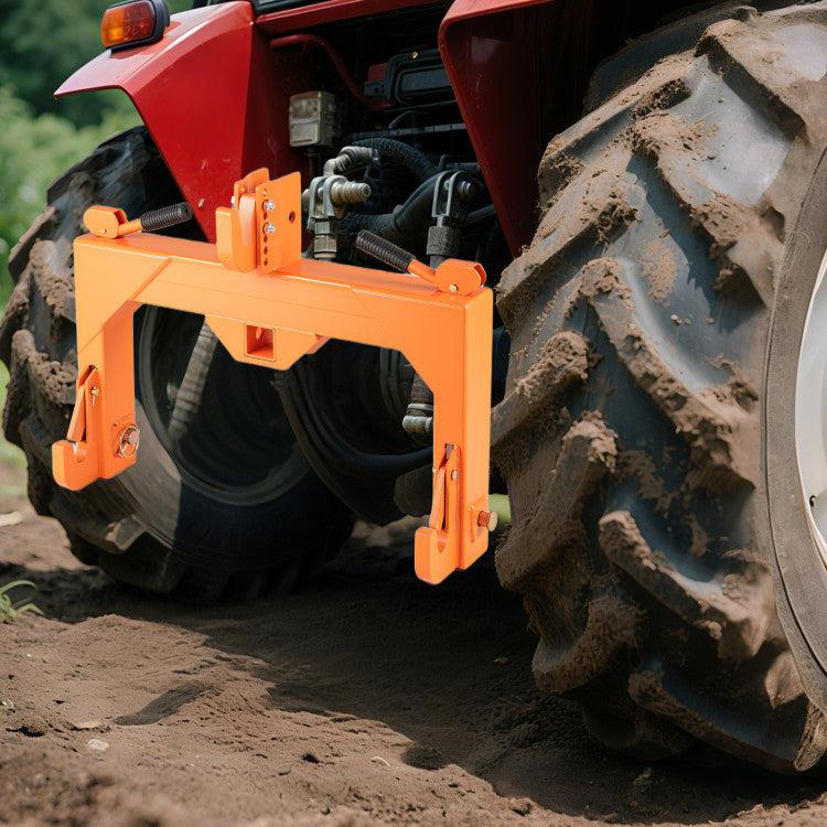 Hivvago 3-Point Quick Hitch with 5 Level Adjustable Bolt for Farming