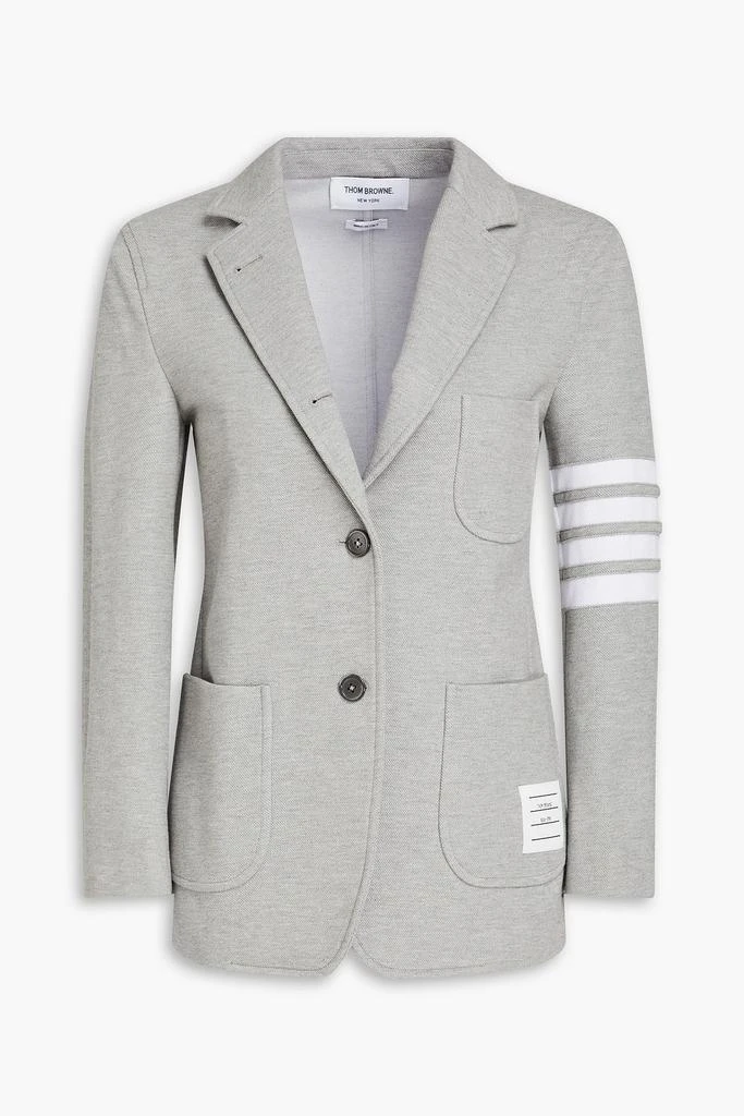 Thom Browne Striped cotton-blend twill blazer 1