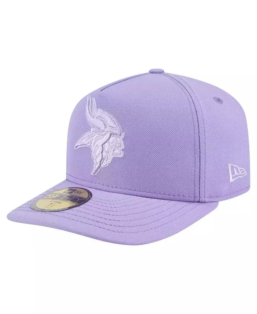 New Era Men's Light Purple Minnesota Vikings Color Pack 59FIFTY Fitted Hat 1