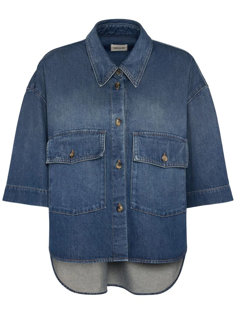 Khaite Mahsha Cotton Denim Shirt