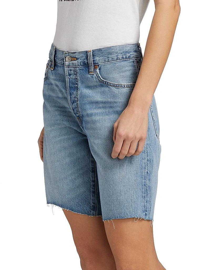 Re/Done `90s Comfy Denim Boyfriend Shorts 4
