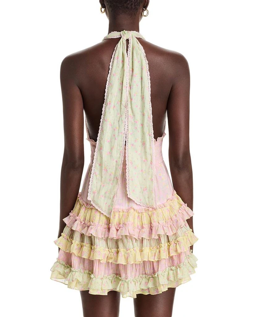 LOVESHACKFANCY Quintelle Ruffle Mini Dress 4