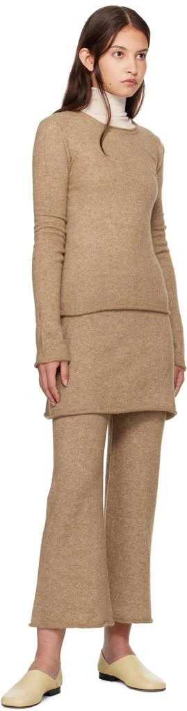 LAUREN MANOOGIAN Tan Layer Lounge Pants 4