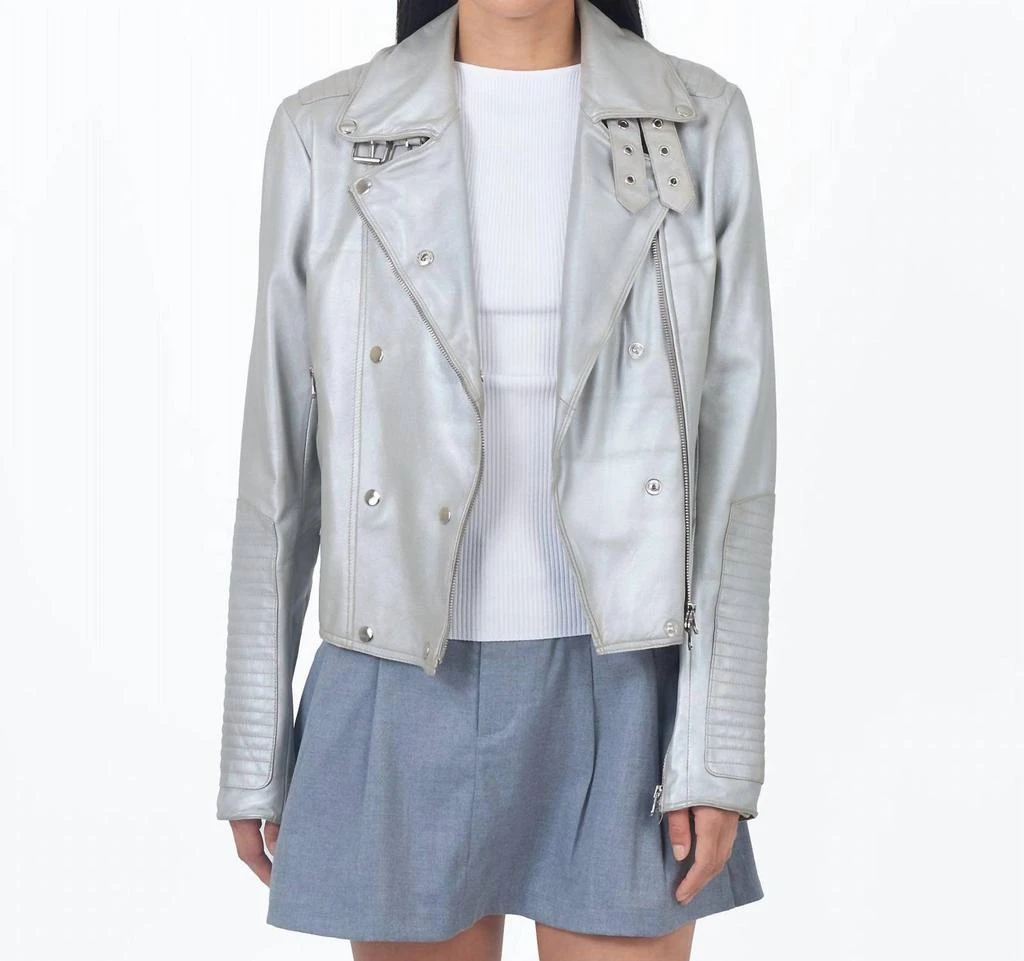JKT NYC Jkt Nyc - Harley Metallic Leather Jacket