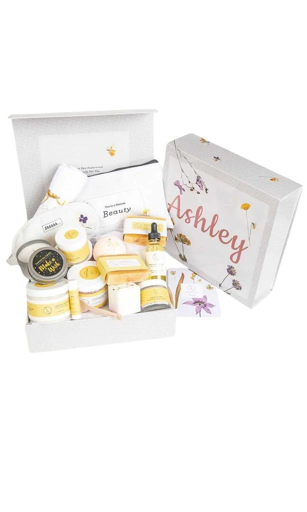 Lizush Cheer Up Gift Basket, Natural Care Package, Recovery Gift Box 1