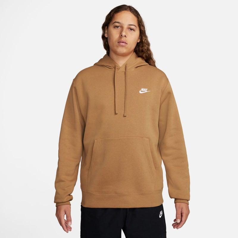 Nike Nike Club Pullover Hoodie Men s White Flax 3XL Tops BeyondStyle
