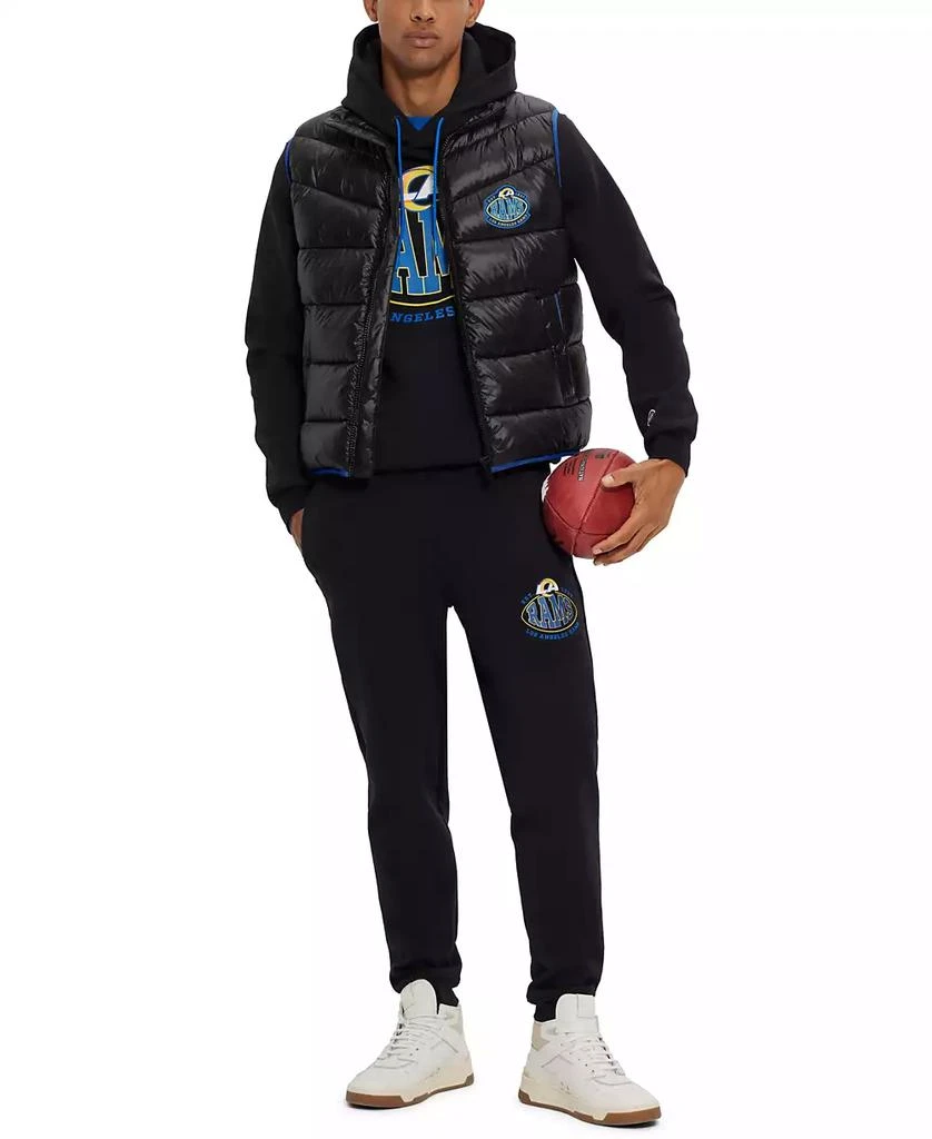 Hugo Boss Men's BOSS x NFL LA Rams Water-Repellent Padded Gilet 4