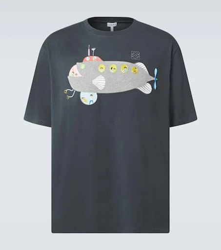 Loewe x Suna Fujita Submarine cotton jersey T-shirt 1