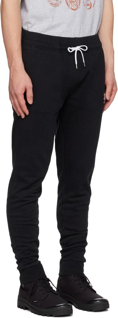 Maison Kitsune Black Chillax Fox Sweatpants 2