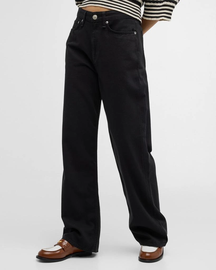 Rag & Bone Featherweight Logan Wide-Leg Jeans 6