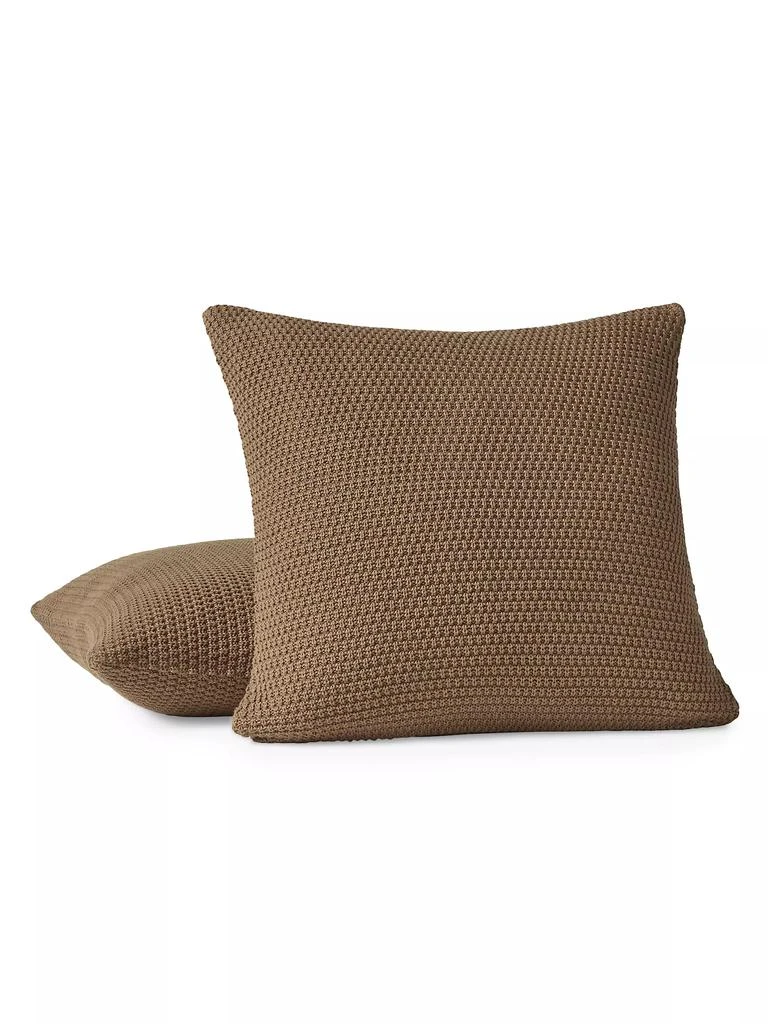 Coyuchi Avalon Organic Knit Decorative Pillow Cover 1