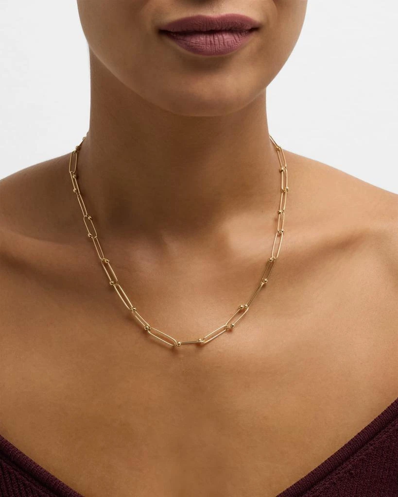 Roberto Coin 18K Yellow Gold Ball Chain Necklace 2