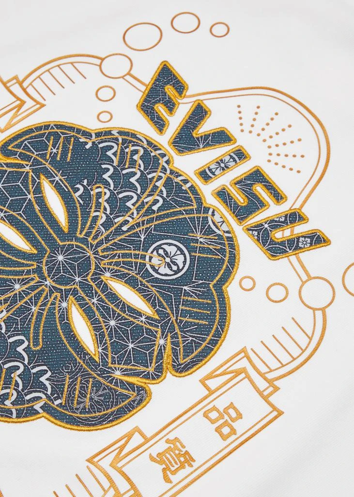 EVISU Logo-embroidered cotton T-shirt 5