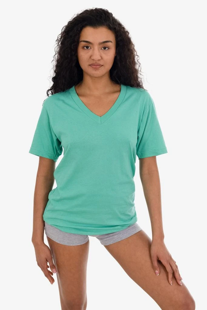 Los Angeles Apparel 24056 - Fine Jersey V-Neck T-Shirt 19