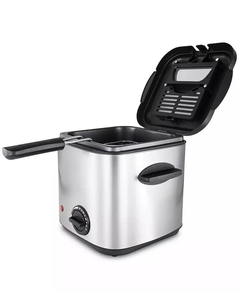Elite Cuisine 1.5 Quart Deep Fryer Stainless Steel 1