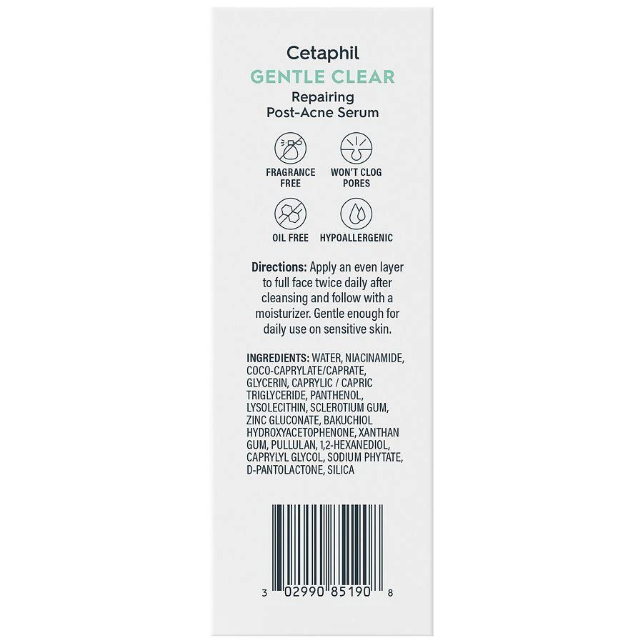 Cetaphil Gentle Clear Repairing Post Acne Serum Unscented 5
