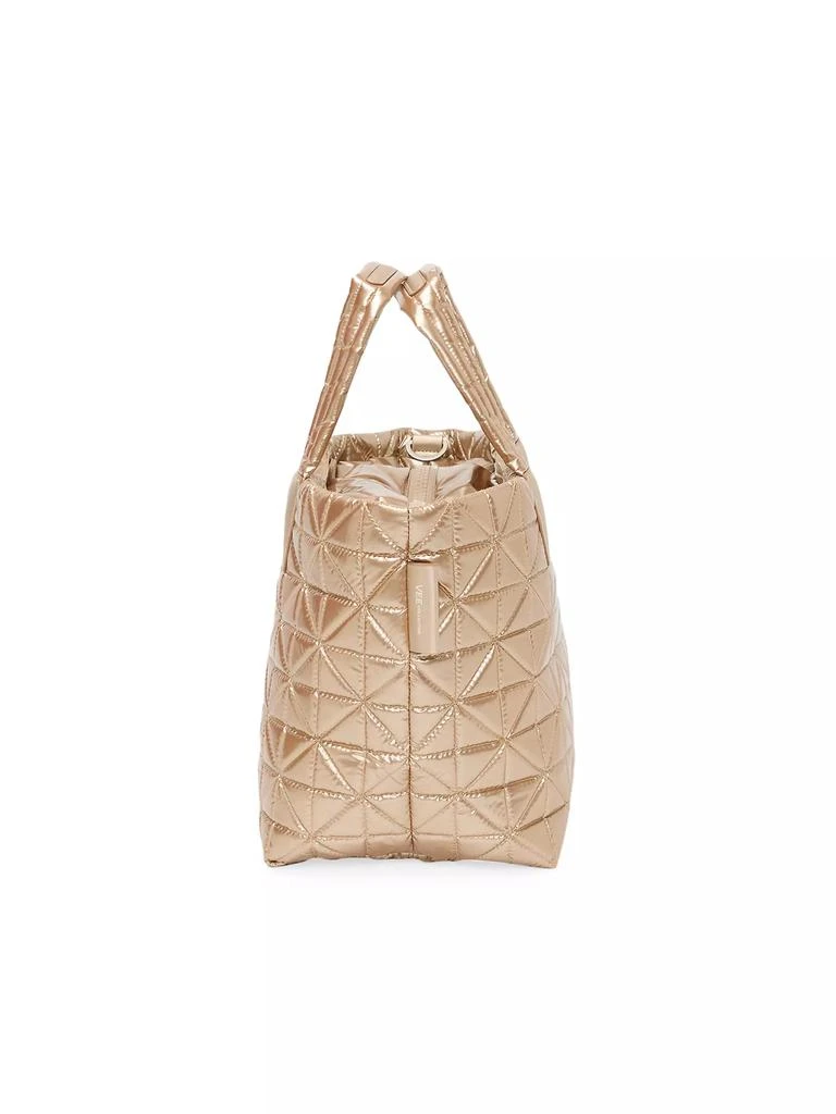 Vee Collective Small Vee Metallic Tote Bag 3
