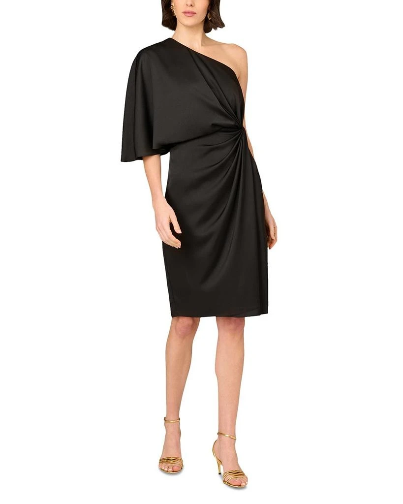 Aidan Mattox Crepe Back Satin Dress 1