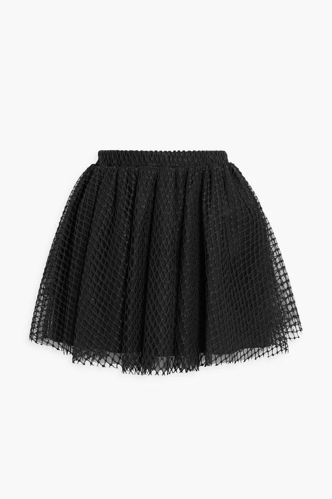 RED Valentino Gathered lace mini skirt 1