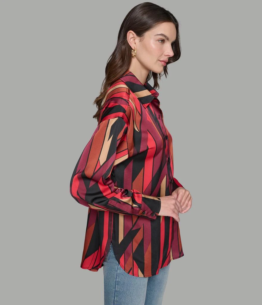 Karl Lagerfeld Paris SATIN PRINTED BLOUSE 4