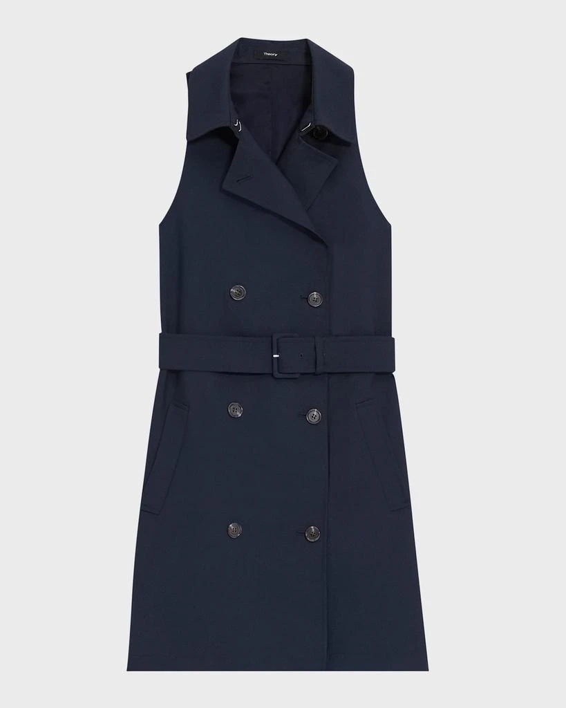 Oxford Wool Mini Halter Trench Dress  On Sale Now with Up to 64% Off |  Discover Exclusive Deals & Savings at BeyondStyle  Authentic Theory dresses|women's  clothing|Women|women with Limited-Time Discounts, Free