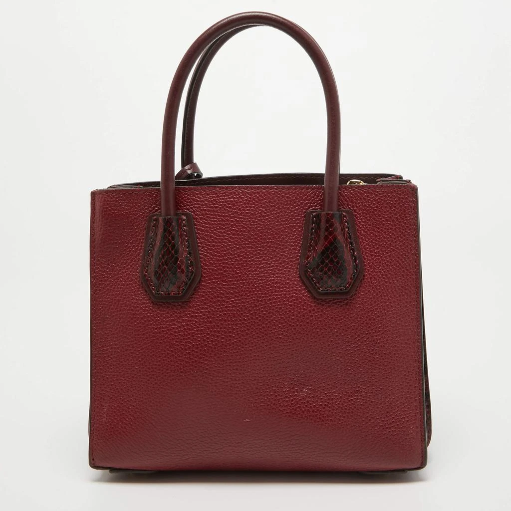 Michael Kors Michael Kors Red/Burgundy Leather Small Mercer Tote 4