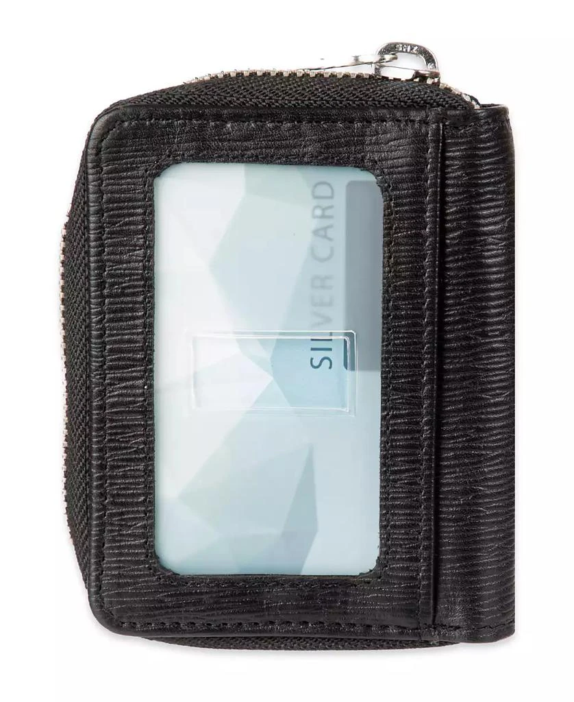 Calvin Klein Men's RFID Textured Leather Gusset Card Case Wallet 3