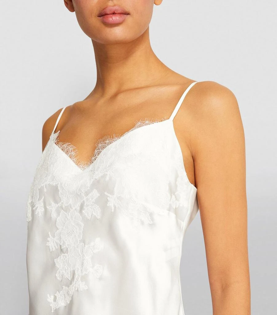 Marjolaine Silk Lace-Trim Baccarat Camisole 6