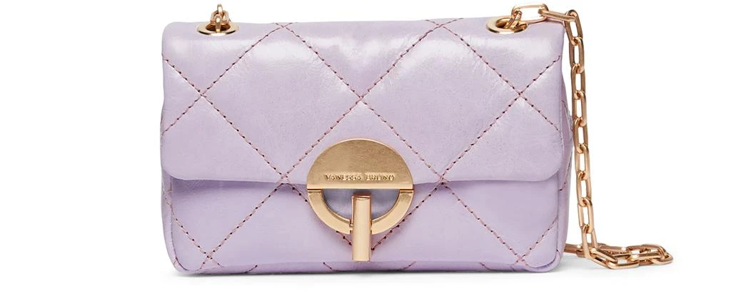 VANESSA BRUNO Leather nano Moon bag 2