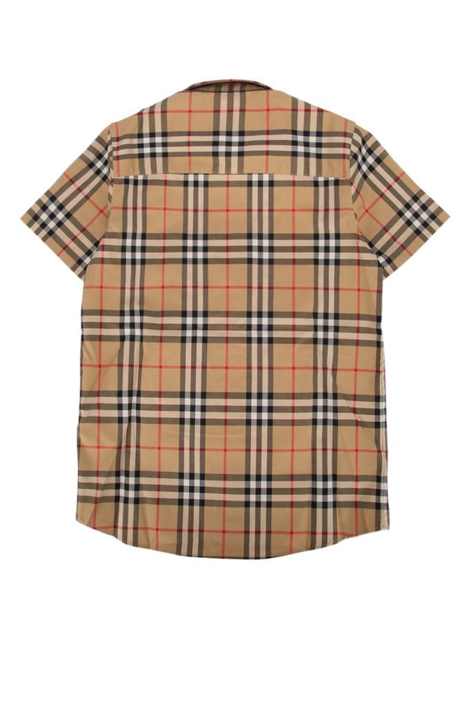 Burberry Kids Burberry Kids Checked Short-Sleeved Shirt