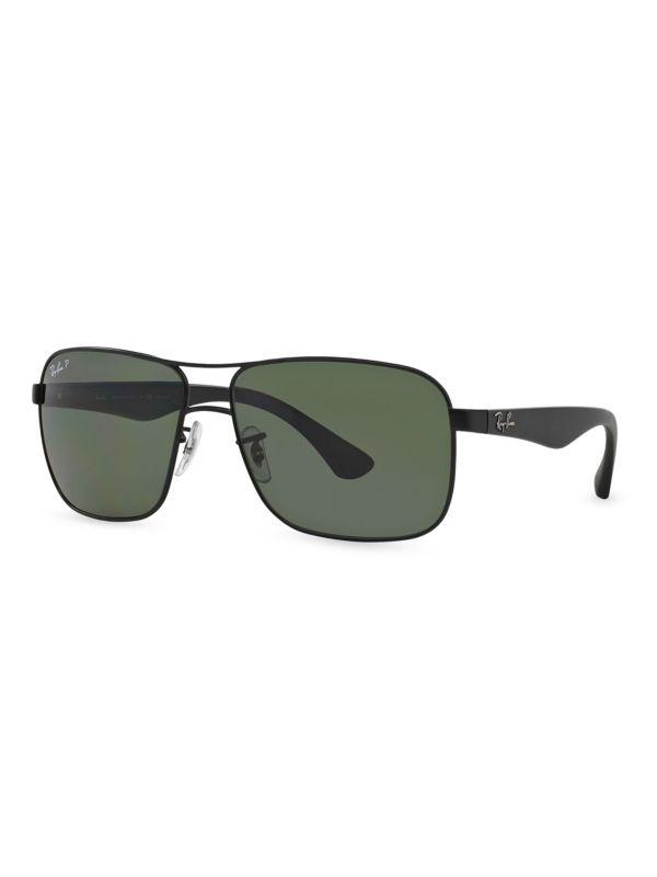 Ray-Ban RB3516 59MM Round Aviator Sunglasses