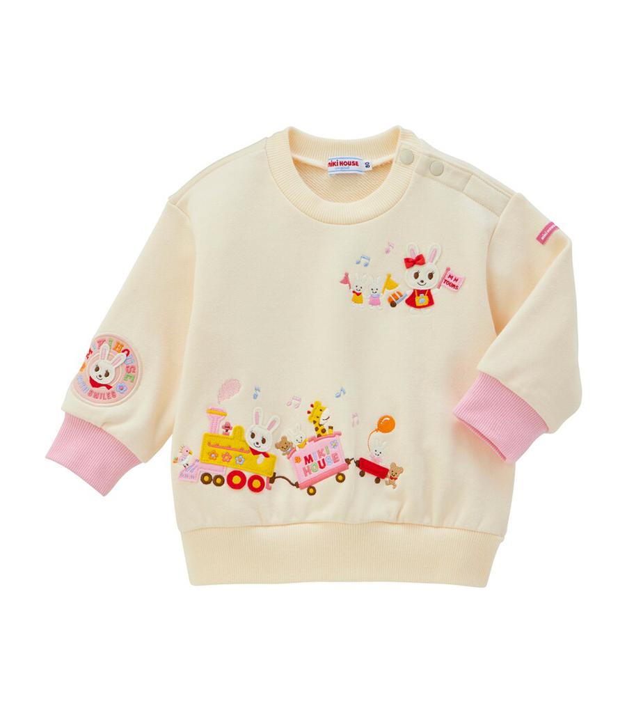 Miki House Usako Bunny Train Sweatshirt (2-7 Years)