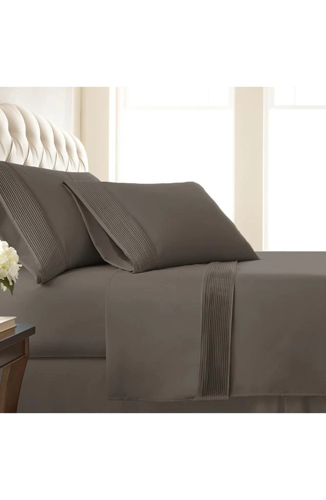 SOUTHSHORE FINE LINENS Premium Collection Pleated Extra Deep Pocket Sheet Set 8