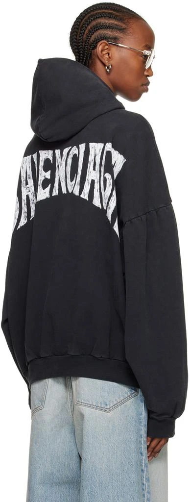 Balenciaga Black Paris Tropical Hoodie 3