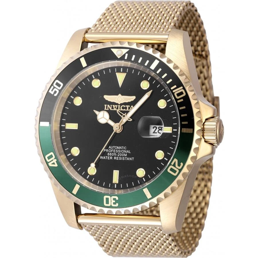 Invicta Pro Diver Automatic Black Dial Sprite Bezel Men's Watch 47967 1