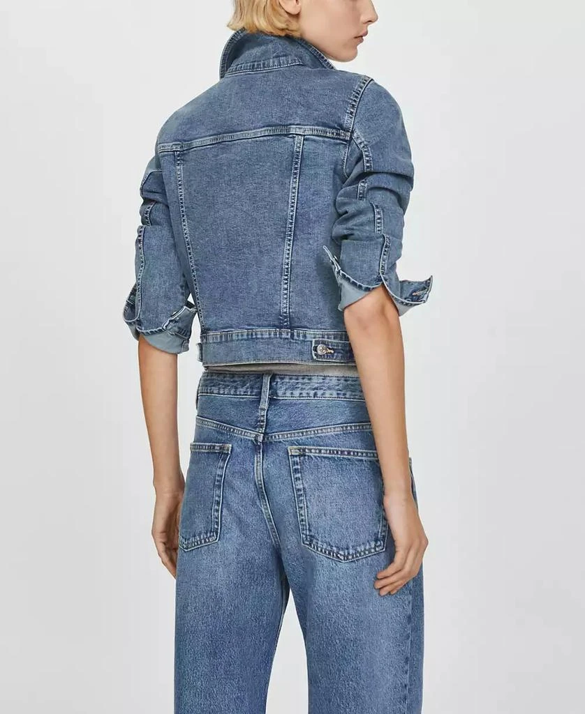 Mango Women's Pocketed Denim Jacket 2
