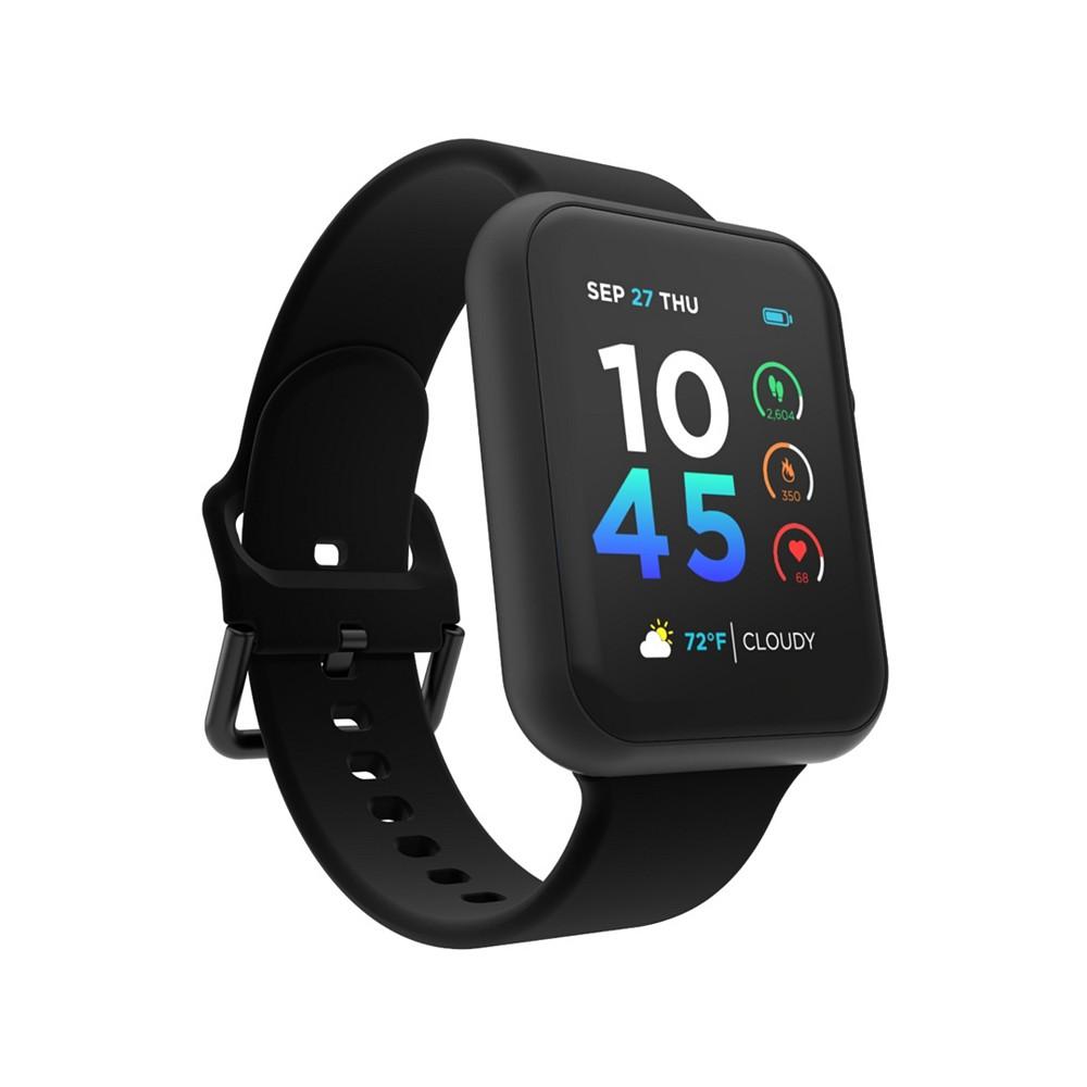 iTouch Air 4 Unisex Black Silicone Strap Smartwatch