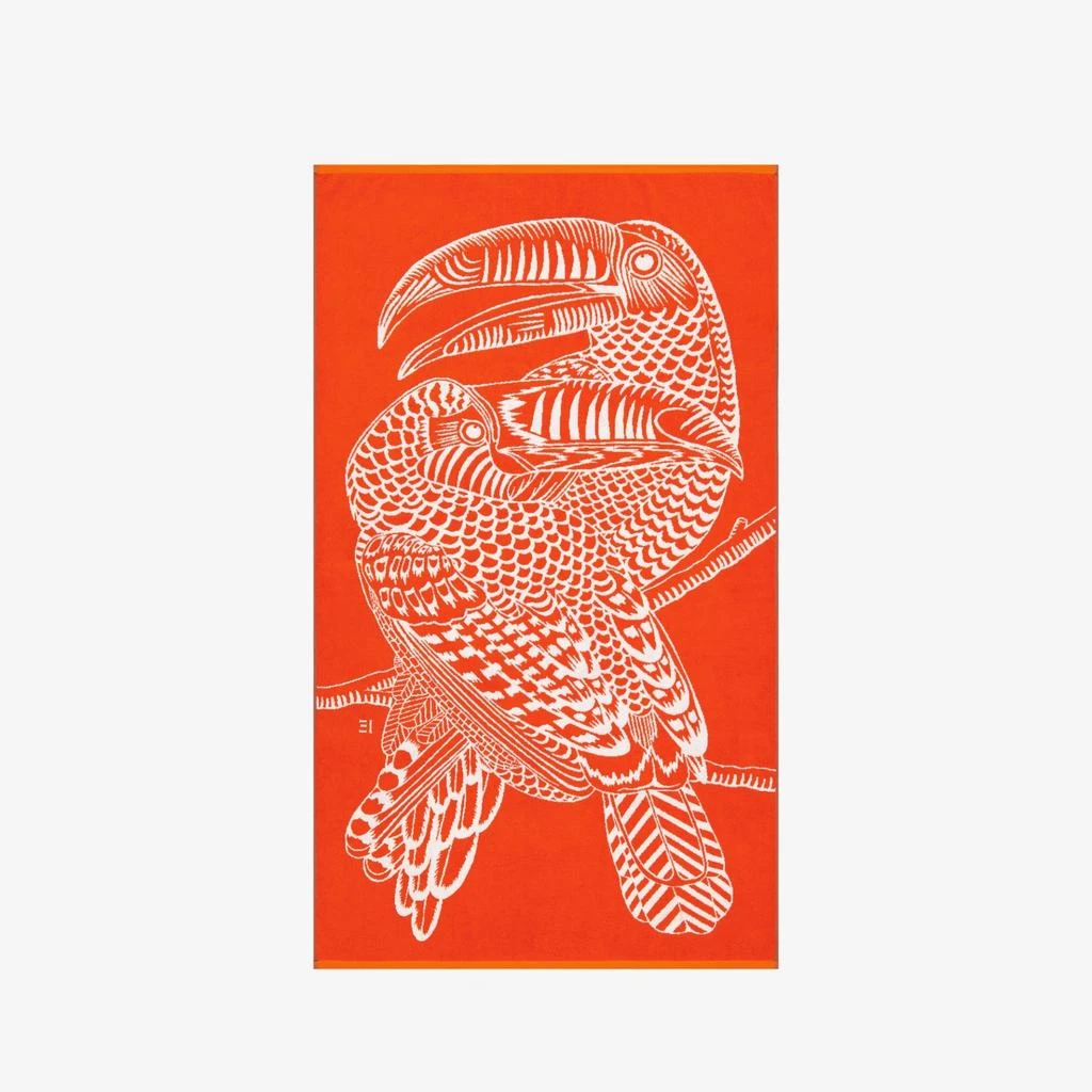 Inoui Editions Inoui Editions Toucan Beach Towel  Orange
