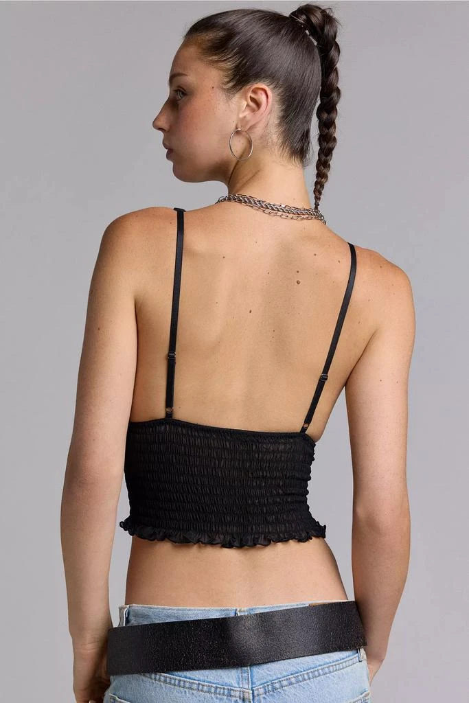 Out From Under Out From Under Firecracker Smocked Cropped Top 3