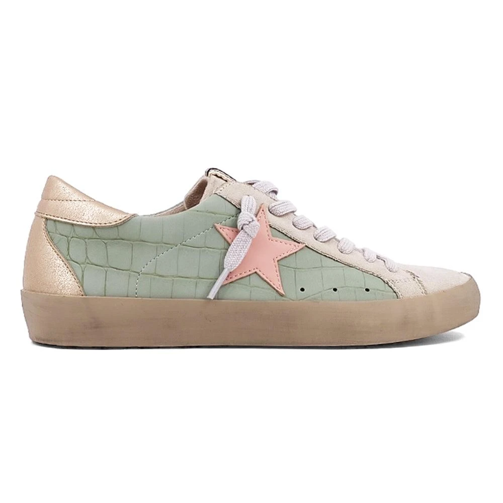 Shu Shop Paula Croc Print Lace Up Sneakers - Casual Shoes  Shu Shop Women’s Paula Croc Print Lace Up Sneakers main image 0