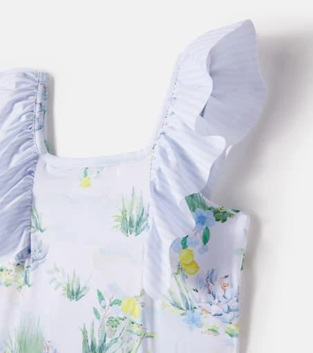 Patachou Printed ruffled swimsuit 3