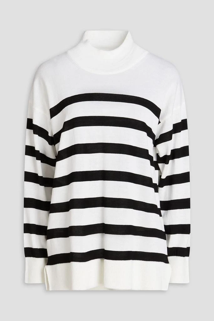 WE NORWEGIANS Hjellestad striped merino wool and cotton-blend sweater 1