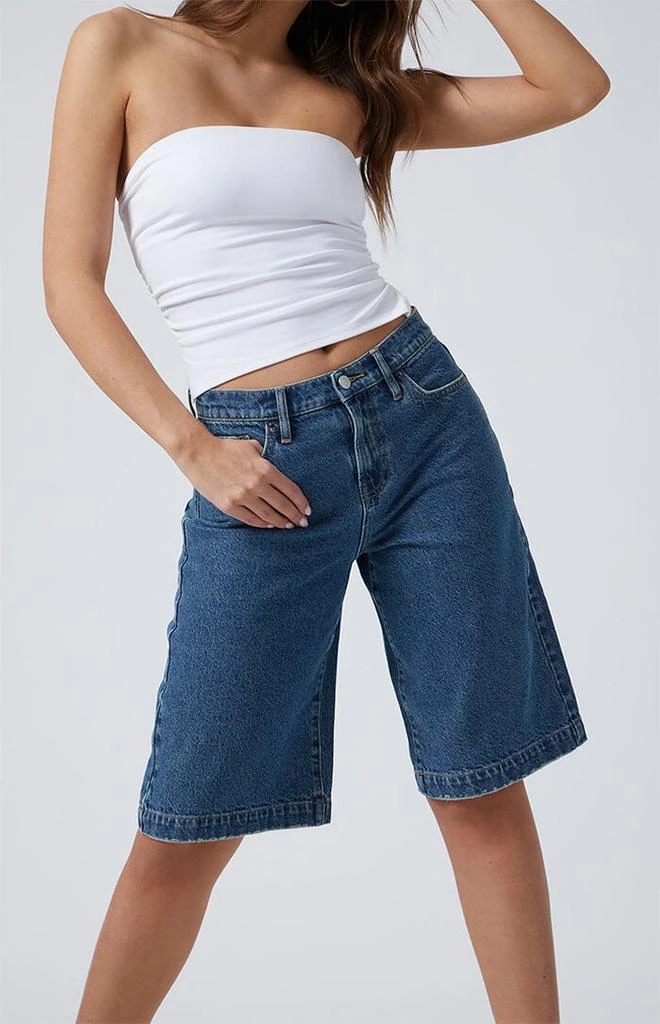 PacSun Dark Indigo Extreme Jorts 1