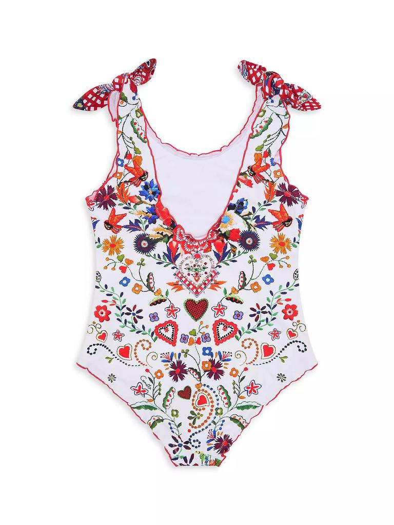 Camilla Little Girl's &Girl's Faith, Luck & Justice Kids Babylocked One-Piece Swimsuit
