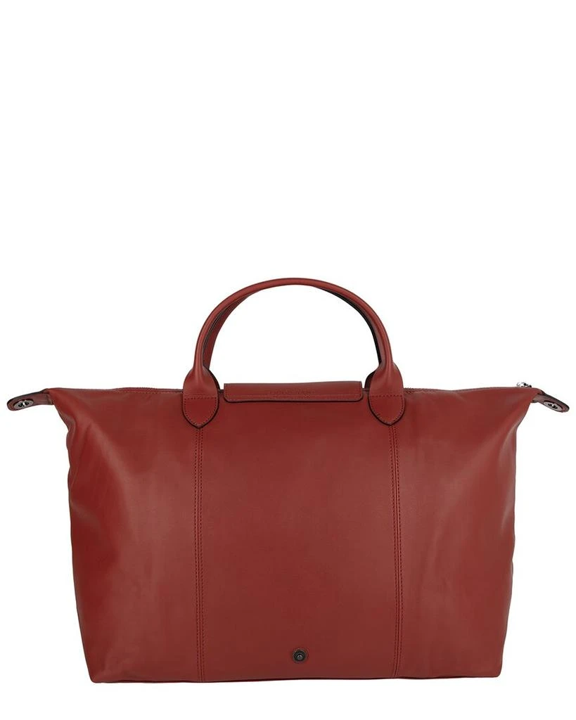 Longchamp Le Pliage Cuir Leather Top Handle Bag 4
