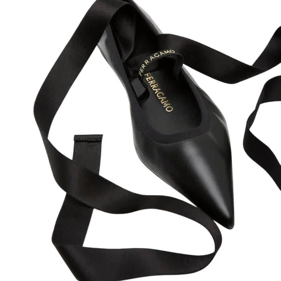 Salvatore Ferragamo Ferragamo Ankle Ribbon Ballet Flats 2